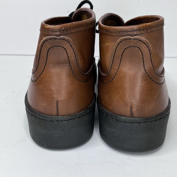 Original Bates Floaters Brown Leather Lace Up Ankle Chukka Boots Men’s Size 10 - Picture 4 of 14